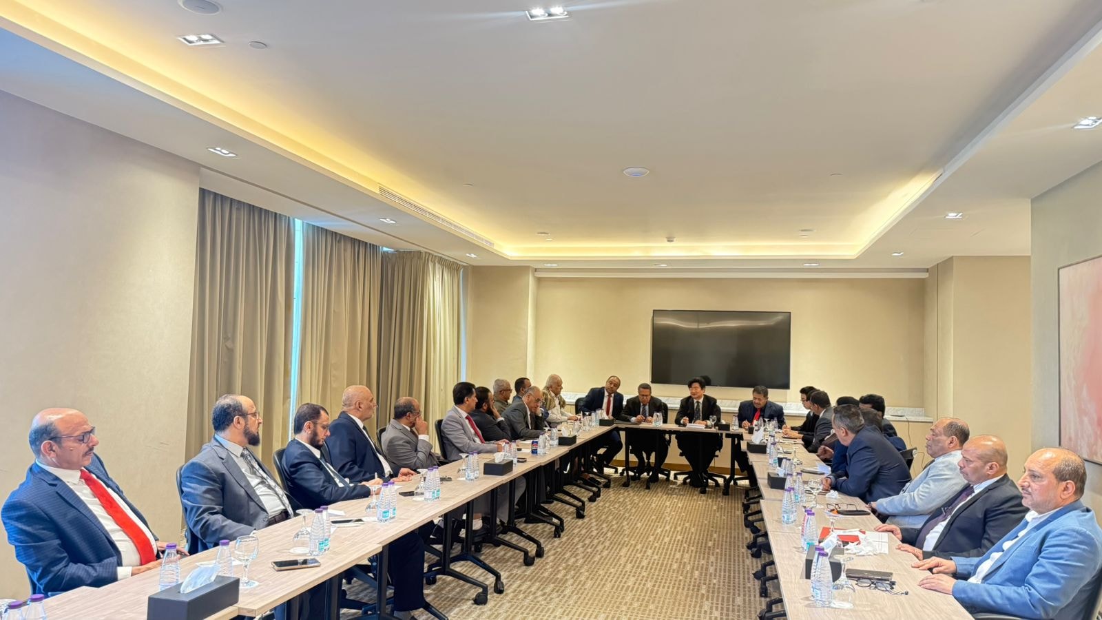 المجلس الأعلى للتكتل الوطني يلتقي القائم بأعمال السفير الصيني